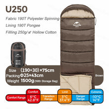 Load image into Gallery viewer, Sleeping Bag Winter Cotton Warmth Double Person Sleeping Bag Splitable Waterproof Outdoor Camping