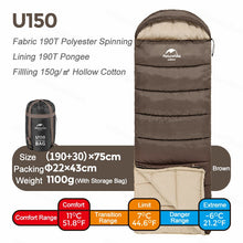 Load image into Gallery viewer, Sleeping Bag Winter Cotton Warmth Double Person Sleeping Bag Splitable Waterproof Outdoor Camping
