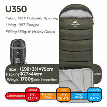 Load image into Gallery viewer, Sleeping Bag Winter Cotton Warmth Double Person Sleeping Bag Splitable Waterproof Outdoor Camping