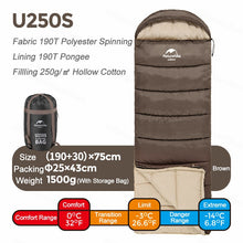 Load image into Gallery viewer, Sleeping Bag Winter Cotton Warmth Double Person Sleeping Bag Splitable Waterproof Outdoor Camping