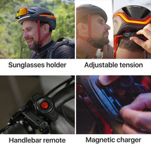 Load image into Gallery viewer, 🛴 Smart MTB / Electric Scooter Helmet With Bluetooth - Automatic brake Censored light indicator🚦