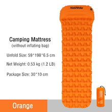 Load image into Gallery viewer, Air Cushion Outdoor Single Damp Proof Pad Thickened Camping Portable Tent Sleeping Mat With Pillow Generous