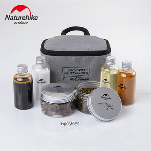 Outdoor Condiment Bottles Spice Cruets Pouch Portable Barbecue Utensils Picnic Supplies Seasoning Box Combination Camping Hiking