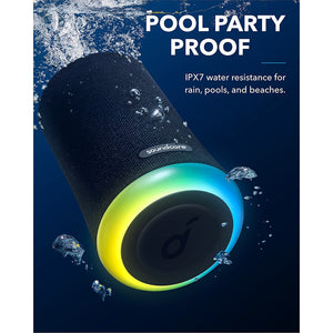 Soundcore Flare Mini Bluetooth Speaker, Outdoor Bluetooth Speaker, IPX7 Waterproof for Outdoor Parties