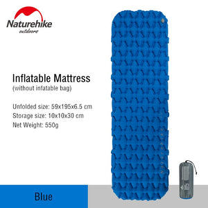 Inflatable Camping Air Mattress Ultralight Outdoor Sleeping / Pad Folding Bed Hiking Sleeping Mat