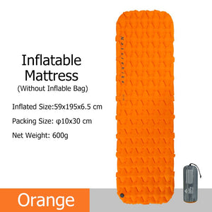 Inflatable Camping Air Mattress Ultralight Outdoor Sleeping / Pad Folding Bed Hiking Sleeping Mat