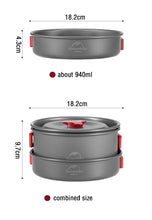 Load image into Gallery viewer, Outdoor Camping Pinic Heat  Coffee Tea Pot 1.1L with Heat Proof Handle Tea Filter NH17C020-H