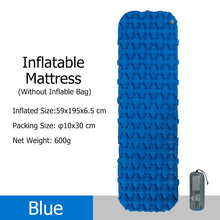 Load image into Gallery viewer, Inflatable Camping Air Mattress Ultralight Outdoor Sleeping / Pad Folding Bed Hiking Sleeping Mat