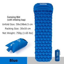 Load image into Gallery viewer, Air Cushion Outdoor Single Damp Proof Pad Thickened Camping Portable Tent Sleeping Mat With Pillow Generous