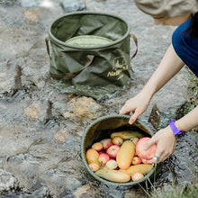 Load image into Gallery viewer, Folding Bucket Waterproof - Foldable Water Sink Bucket - Portable Travel Foldable Basin